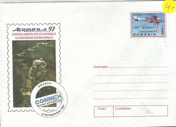 ENVELOPE 1º DIA - ROMANIA -1997