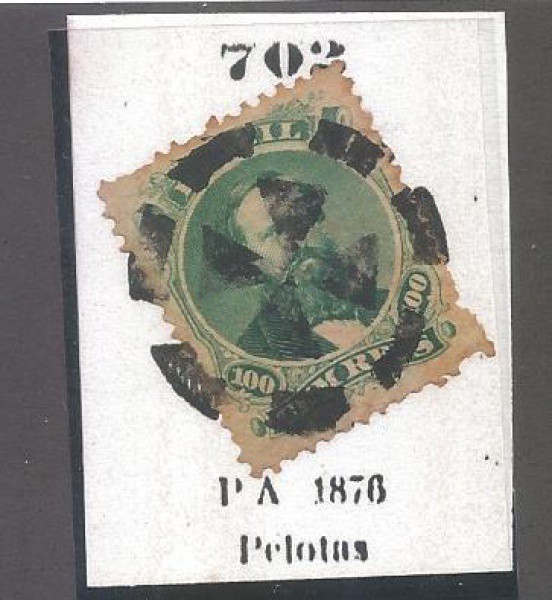 CA007= CARIMBOS DO IMPERIO - CATALOGO PAULO AYRES - N 702 - PA 1876