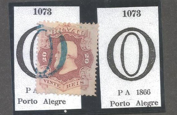 CA019= CARIMBOS DO IMPERIO - CATALOGO PAULO AYRES - N 1073 - PA 1866