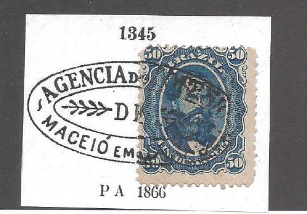 CA046= CARIMBOS DO IMPERIO - CATALOGO PAULO AYRES - N 1345 - PA 1866