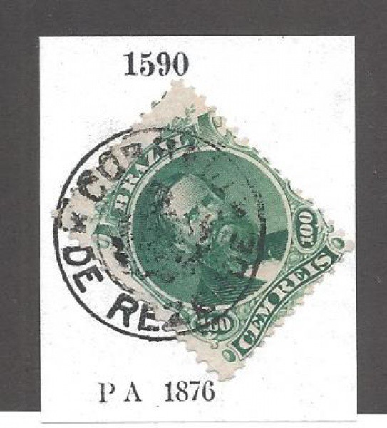 CA073= CARIMBOS DO IMPERIO - CATALOGO PAULO AYRES - N 1590 - PA 1876