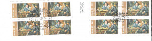 2 QUADRAS DO BRASIL - CARIMBO CBC + 1° DIA - RHM 1039 - 1978