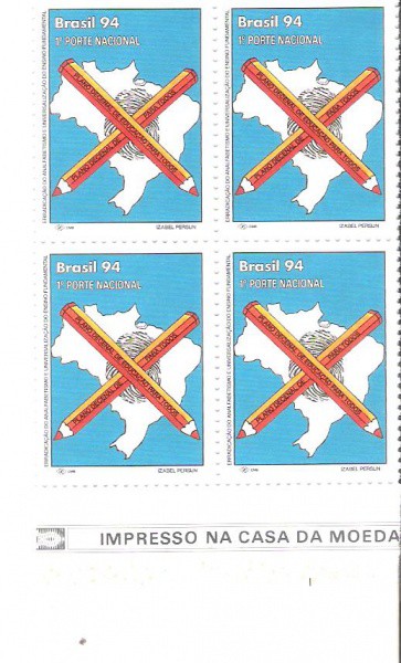 QUADRA DO BRASIL - RHM 1900 - NOVO - 1994