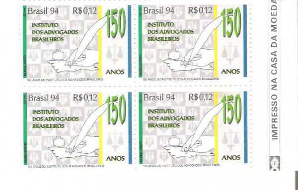 QUADRA DO BRASIL - RHM 1910 - NOVO - 1994