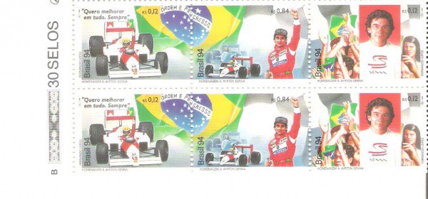 QUADRA DO BRASIL - RHM 1921/22/23 - NOVO - 1994