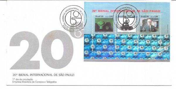 FDC-481 - BLOCO CARIMBO CBC - 1989