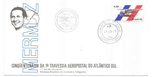 FDC-200 - CARIMBO CBC + 1° DIA - 1980