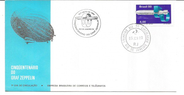 FDC-199 - CARIMBO CBC + 1° DIA - 1980
