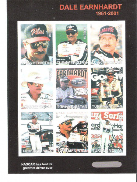 BLOCO ESTRANGEIRO - DALE EARNHARDT - TEMATICO NASCAR - NOVO