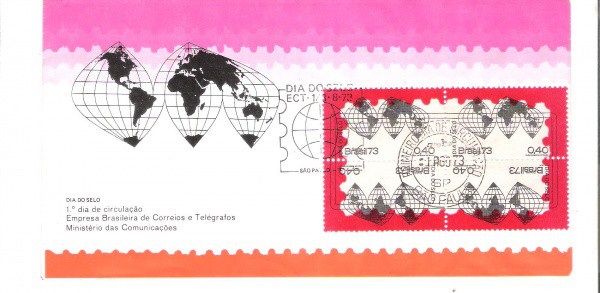 FDC-027 - CBC + 1 DIA - CARIMBO SÃO PAULO - 01/08/73