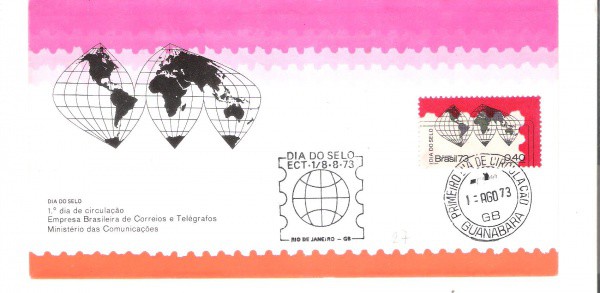 FDC-027c - CBC + 1 DIA - CARIMBO GUANABARA - 01/08/1973