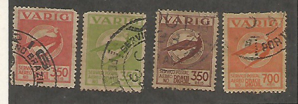 07  BRASIL  Bons Selos da VARIG