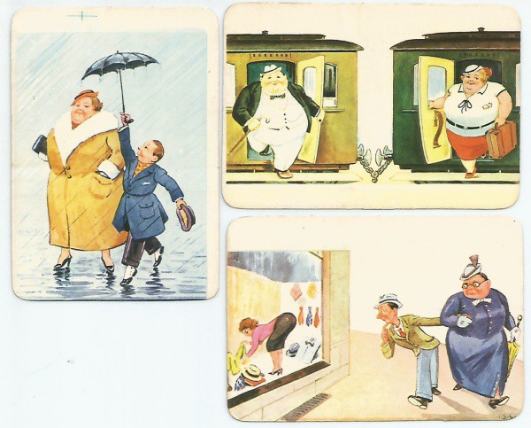 14  PORTUGAL  3 Belos Calendários de 1986  Humorísticos