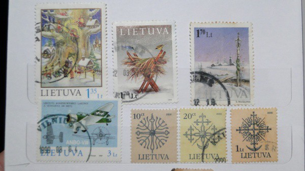 LITUÂNIA (LIETUVA) PAÍS DIFÍCIL - LOTE DE COMEMORATIVOS USADOS (1 NOVO)
