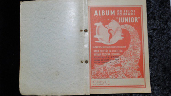 RARO EXEMPLAR: ALBUM DE SELOS DO BRASIL "JUNIOR" - EDITADO PELA SOCIEDADE PHILATELICA PAULIS