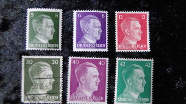 REICH - HITLER - EFÍGIE DO DITADOR ALEMÃO: 06 SELOS, SENDO 05 NOVOS - RARIDADES