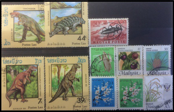 FAUNA E FLORA  - LOTE COM 11 SELOS COM O TEMA - SELOS EM EXCELENTE ESTADO DE CONSERVAÇÃO !