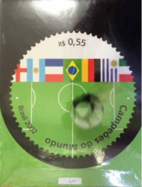 BRASIL - ALBUM ENVELOPE ORIGINAL DOS CORREIOS DOS SELOS CAMPEÕES DO MUNDO - TODAS AS PEÇAS EM ESTADO
