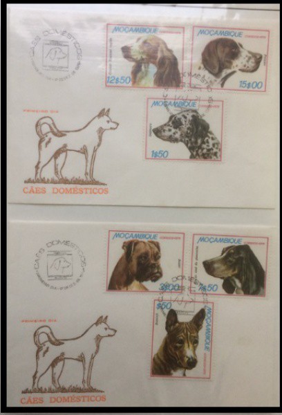 MOÇAMBIQUE - PARTE DE UMA COLEÇÃO COM SELOS E ENVELOPES EM ESTADO MINT DE CONSERVAÇÃO ! TEMA FAUNA P