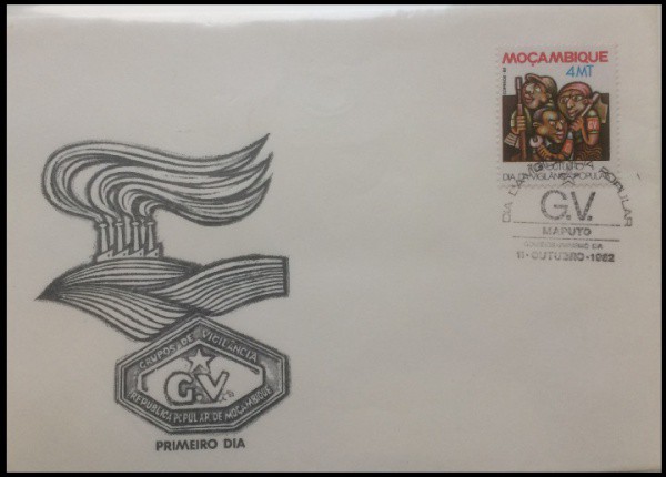 MOÇAMBIQUE - PARTE DE UMA COLEÇÃO COM SELOS E ENVELOPE EM ESTADO MINT DE CONSERVAÇÃO ! TEMA GRUPO DE