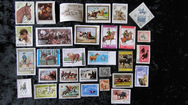 CAVALOS - TEMÁTICOS - 30 SELOS, TEMA DIFÍCIL DE APARECER - MAIORIA GRANDES, LINDOS - VEJA TODAS AS F