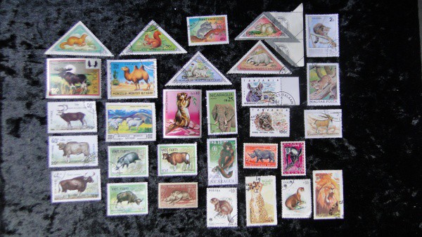 ANIMAIS -TEMÁTICOS - 30 SELOS DIFERENTES, DIVERSOS PAÍSES, LINDOS, RARIDADES - MAIORIA GRANDES -BOM