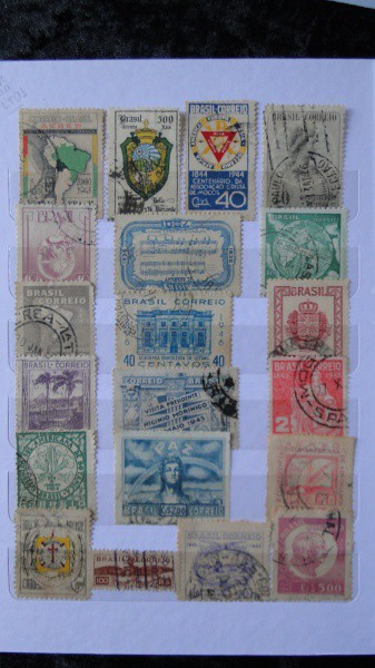 BRASIL - ANTIGOS LOTE (1) - DIVERSOS SELOS ANTIGOS, CONFORME FOTOS