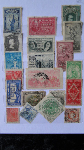 BRASIL - ANTIGOS LOTE (2) - DIVERSOS SELOS ANTIGOS, CONFORME FOTOS