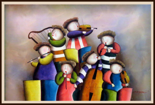 Autor desconhecido - Quadro óleo sobre tela 60x90cm com moldura - 20383