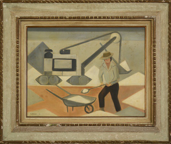 Djanira, "Trabalhador" ost. - dat. 1976 - med. 45 x 60 cm