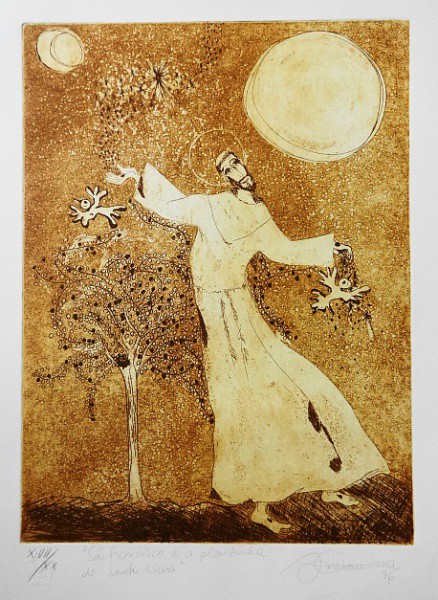 Ana Carolina Trimano - Litografia original assinada, datada de 1996 e numerada pelo próprio artista,