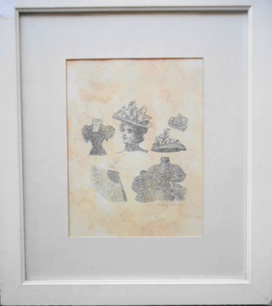 Assinatura não identificada - Gravura original assinada à lápis pelo próprio artista (sem tiragem),
