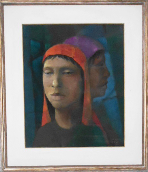 Harry Elsas - Óleo sobre tela colado em eucatex, assinado no canto inferior direito, medindo: 58 cm