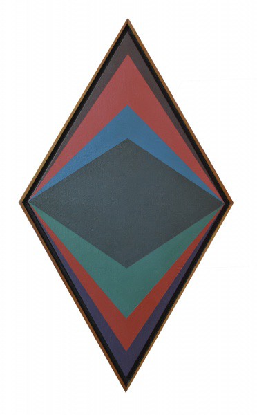 Hercules Barsotti, "Geométrico" - tinta acrílica sobre tela sobre duratex - dat. 1986 - med.