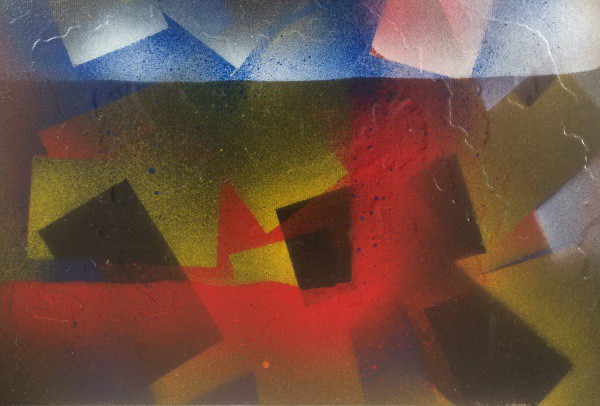 AM019, MARIO TANAKA, óleo sobre tela, abstrato, medindo 30 x 20 cm. Sem moldura.
