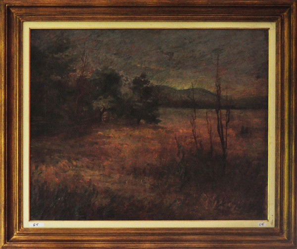 HAYDEA SANTIAGO - ost, datado em 1938 ( Paisagem ) med: 60 x 70 cm.