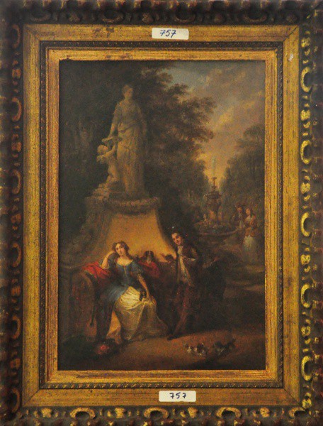 SEM ASSINATURA - osm ( Cena Romântica ) med: 28 x 40 cm.
