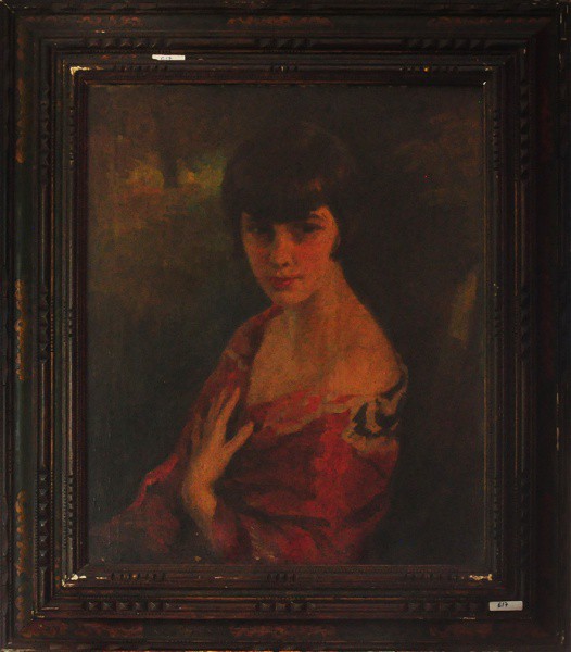 SEM ASSINATURA - ost ( Figura feminina ) med: 66 x 56 cm.