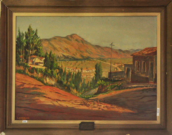 ANDERAOS - datado em 1960 - 62x82 - O.S.T - Paisagem