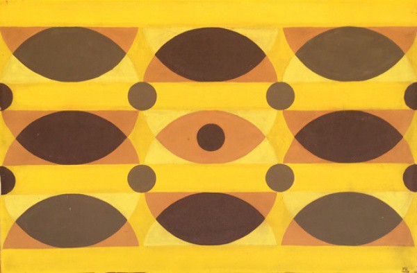 M.B? - ost ( Abstrato ) med: 60 x 89,5 cm. S/ moldura.