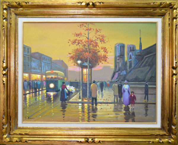 Ivonildo Novaes, "Paris" - óleo sobre tela - med. 60 x 80 cm