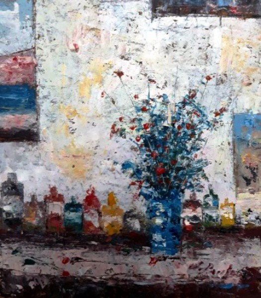ZÉ PAULO, ÓLEO SOBRE PLACA. 21 X 19 cm.