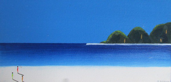 T. RUIZ - ost ( Paisagem ) med: 20 x 40 cm.