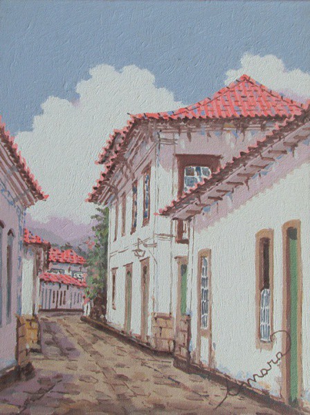 JOEL FIRMINO DO AMARAL - ost ( Paraty ) med: 24 x 18 cm.