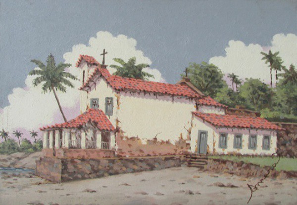 JOEL FIRMINO DO AMARAL - ost ( Mar Grande ) med: 24 x 35 cm.