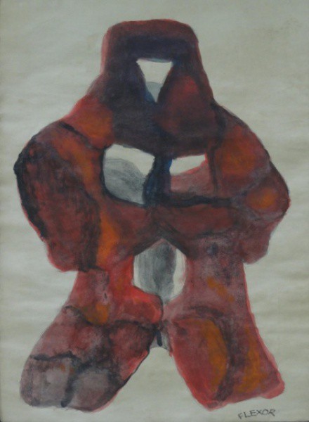 Samson Flexor - Bipede - Aquarela sobre Papel medindo 19 x 14 - A.C.I.D