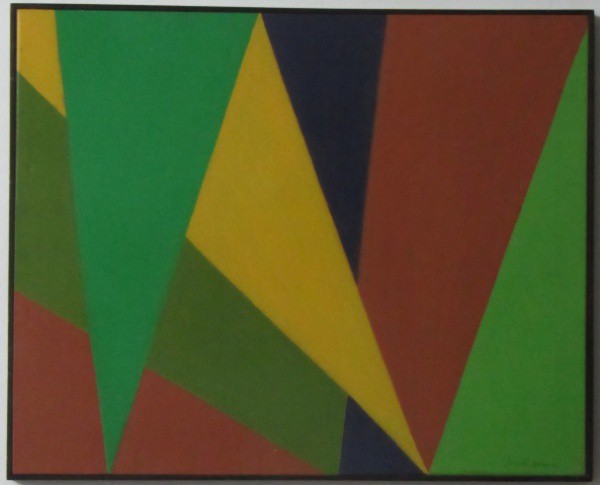 JUDITH LAUAND, o.s.t. "Geométrico", medindo: 39 x 48 cm. A.c.i.d
