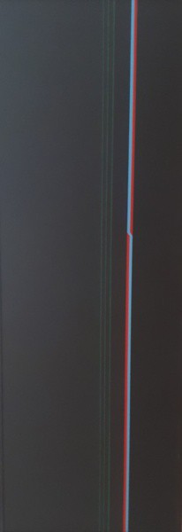 Lothar Charoux, óleo sobre tela, 100 X 35 cm, assinado no verso, Obra com Certificado
