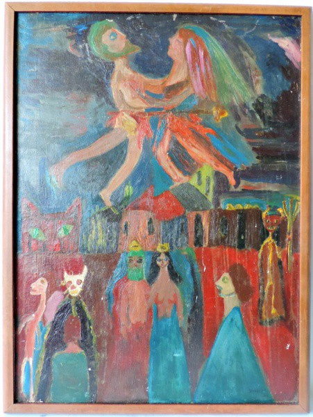 Dacilio Lima- Quadro Ost, ass. Cid 1966 e medidas de 86cm x 64cm.