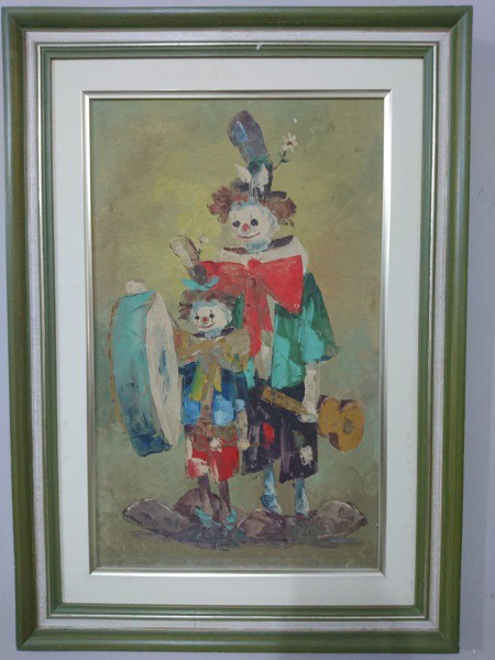 Pablo Matania - Lindo quadro Ost  "Meninos", do pintor Argentino Pablo Matania. Medidas de 5
